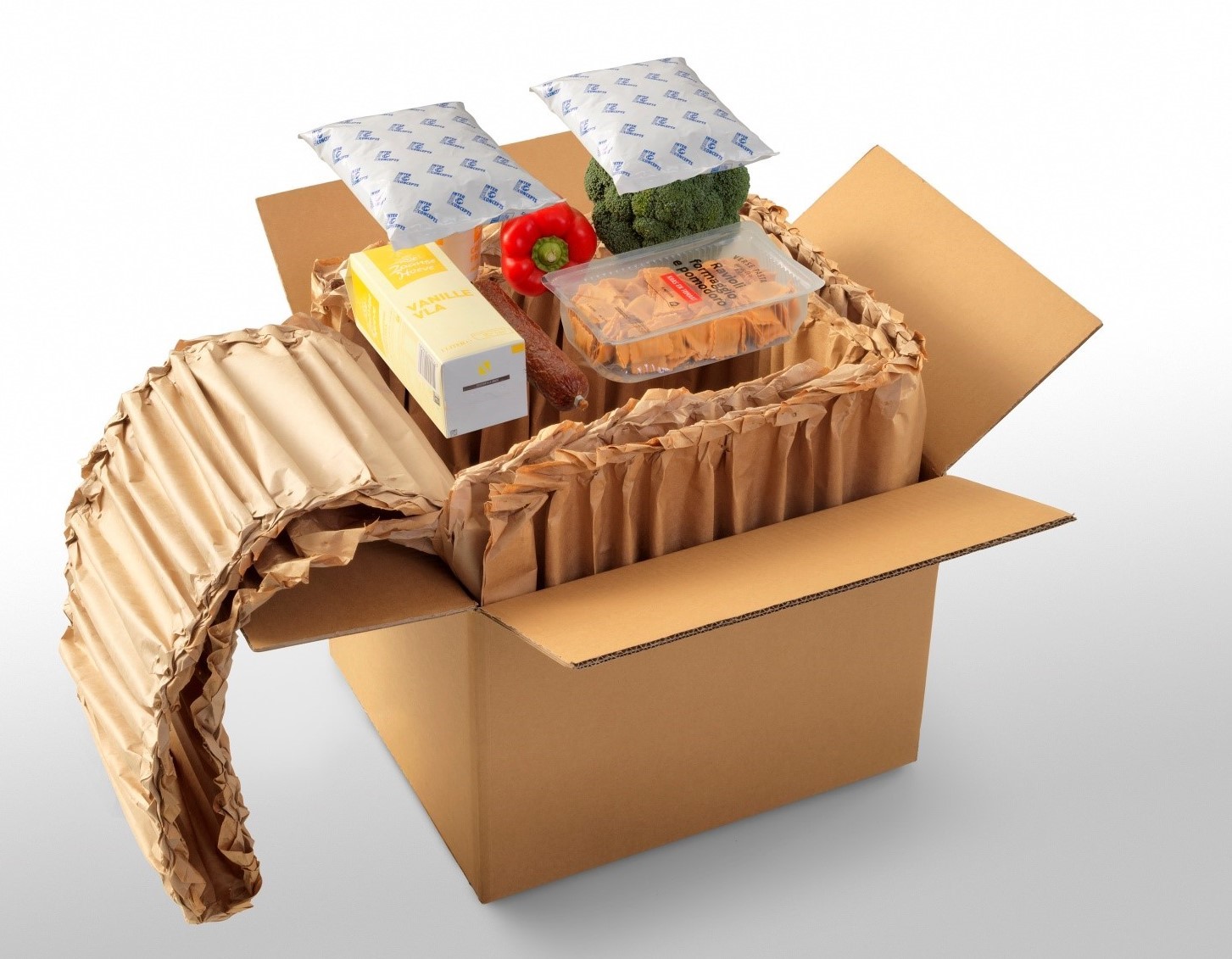 Packsedelskuvert av papper