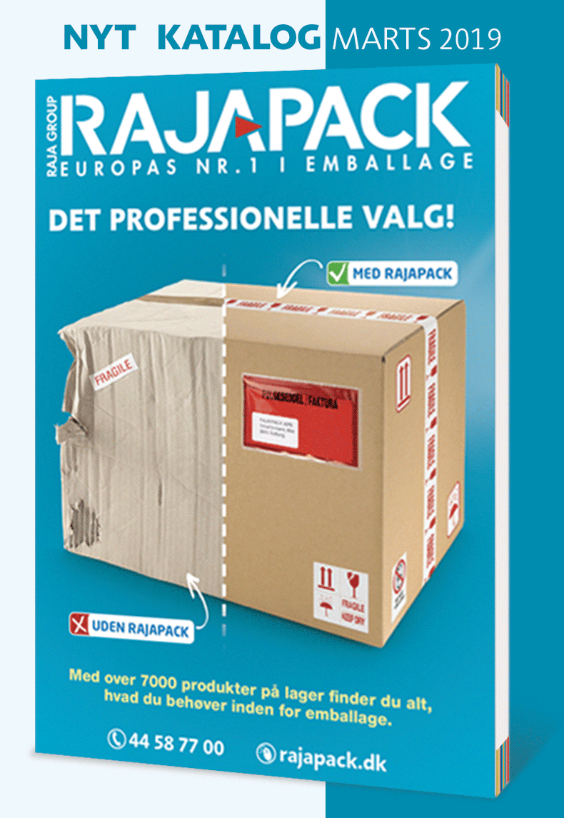 Rajapacks seneste hovedkatalog