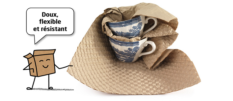 renewable alternatives to plastic packaging: paper bubble wrap