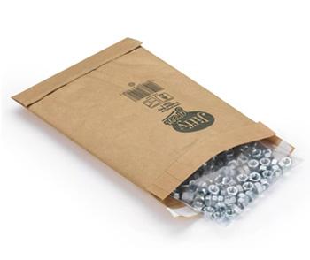Shipping pouch with nuts