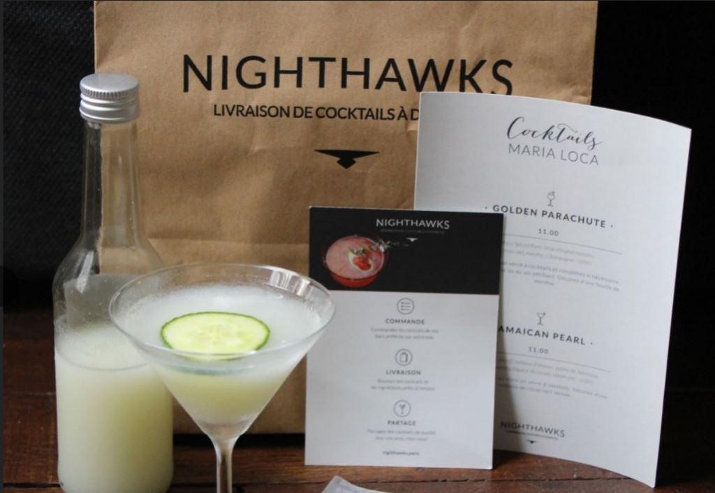 Un cocktail NightHawks livré