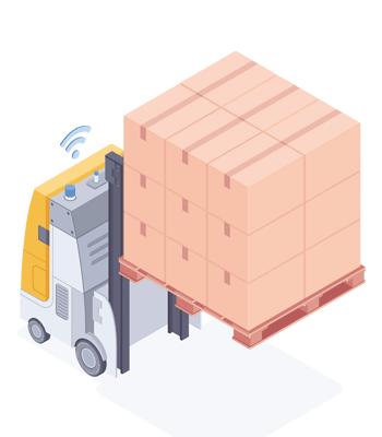 Pallevogn med palle