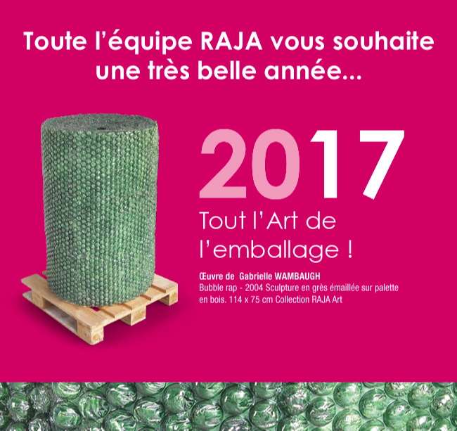 RAJA ART ROSE - BONNE ANNEE 2017