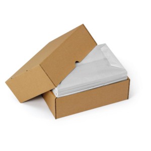 Scatole cartone con coperchio avana