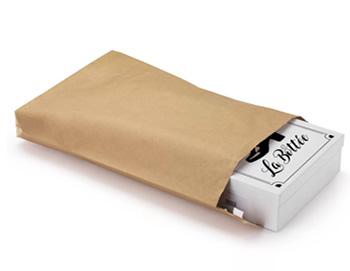 Large pouch with an iron box