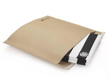 textile wrapped in a pouch