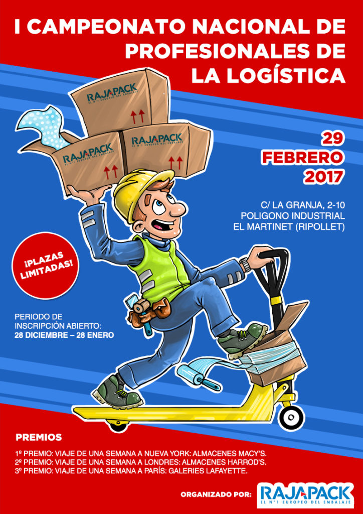 Cartel del I Campeonato Nacional de Profesionales de la Logística