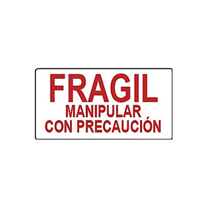 Etiquetas de expedición mención frágil RAJA®