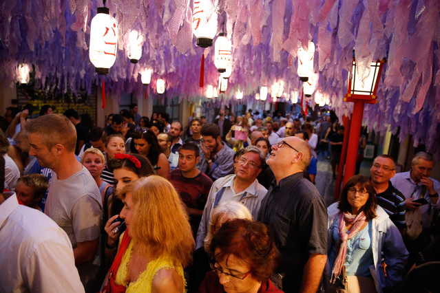 Barcelona 15/08/2015 Fiestas de Gracia. Foto : Alvaro Monge