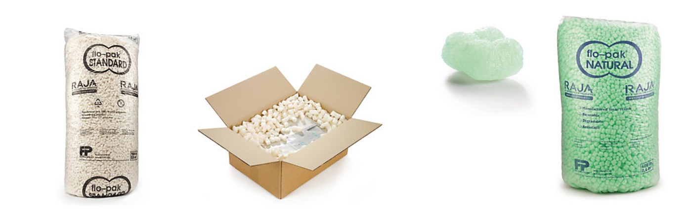 Packchips sorteras som plast eller matavfall, beroende på vilken variant du har.