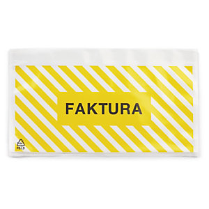 Packsedelskuvert med tryck - faktura