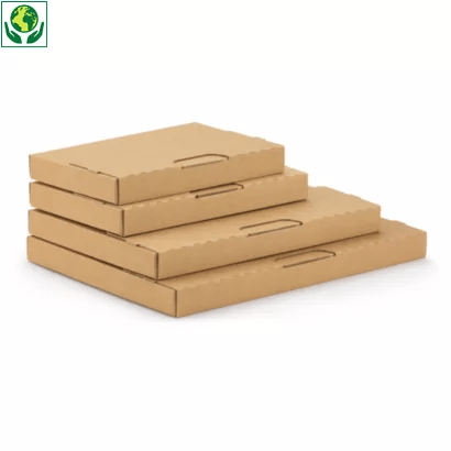 Les caisses et boîtes extra-plates peuvent également vous permettre de réduire votre poids-volume, si vos produits sont plus volumineux, ou ont besoin d’une protection supplémentaire.