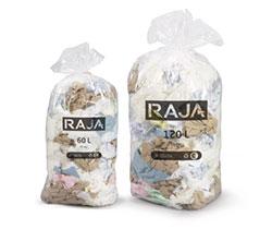 Raja brand heavy-duty clear bag