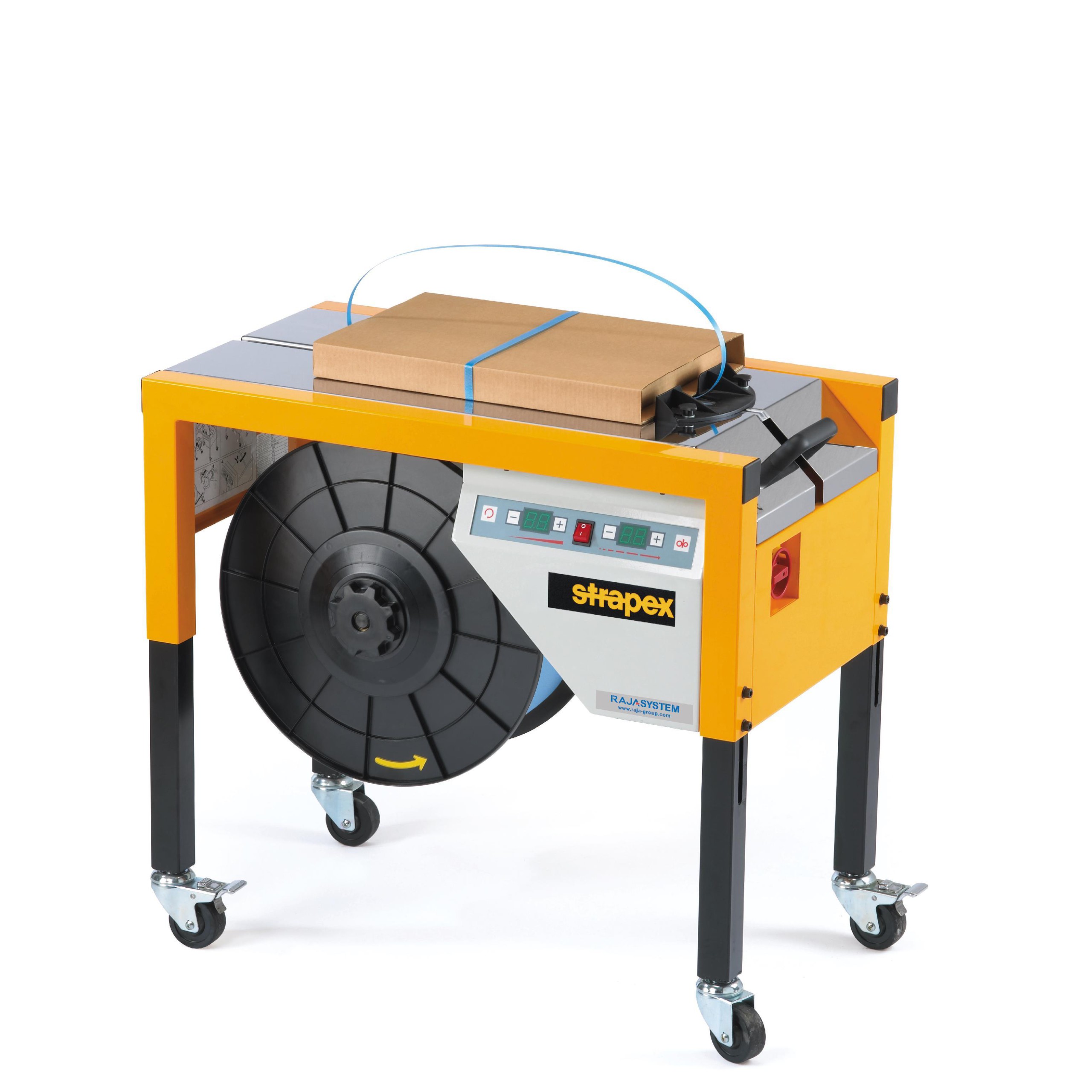 Reggiatrice economica e a tensionamento elettronico Reggiatrice economica e a tensionamento elettronico