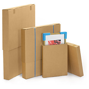 Double wall, flat telescopic cardboard boxes Double wall, flat telescopic cardboard boxes