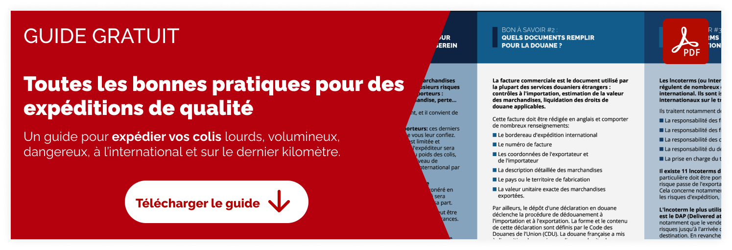 CTA guide expédition de qualité