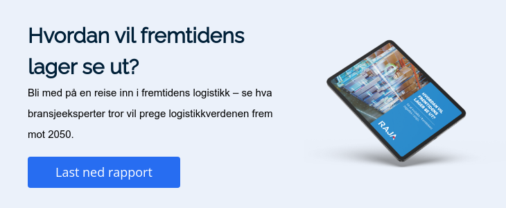 LAST NED WHITEPAPER Hvordan vil fremtidens lager se ut? Få et innblikk i fremtidens logistikk i 2050.  