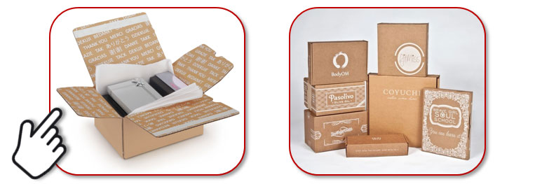 Caisse carton personnalisable