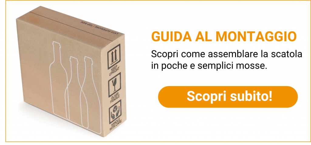 Guida al montaggio delle scatole per bottiglie
